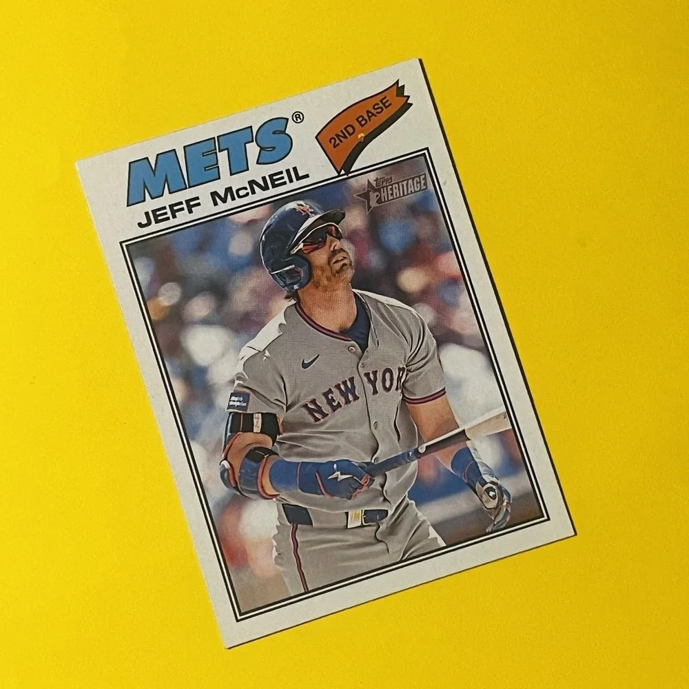 2026 Topps Heritage Baseball Jeff McNeil #54 New York Mets Base